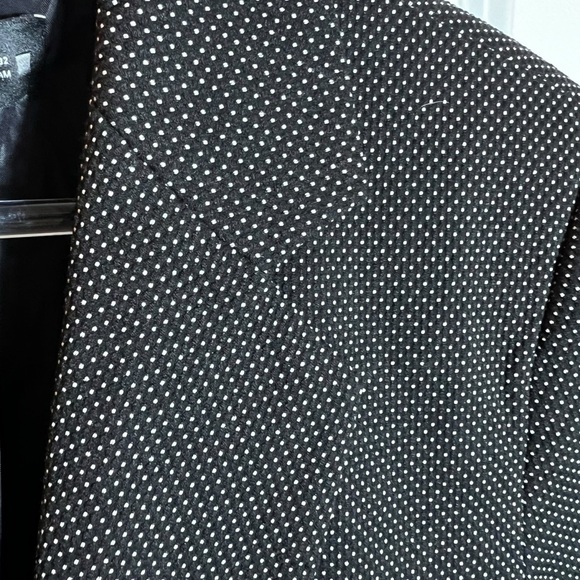 Zara Polka Dot Black Blazer, NWT, Size EU42/US10 - Picture 5 of 11